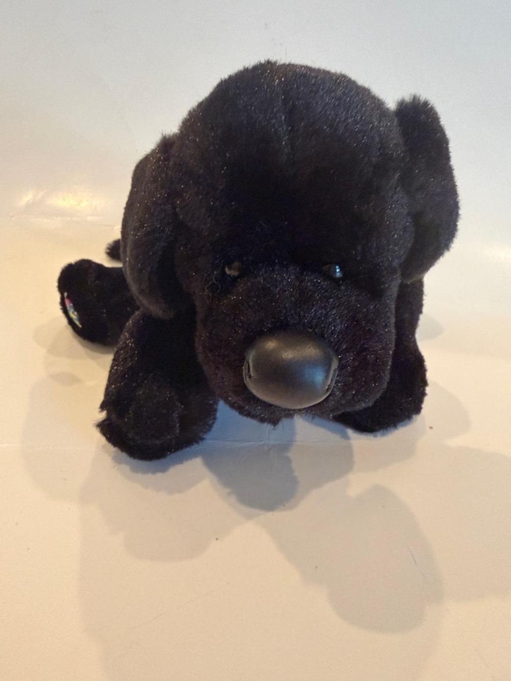 Webkinz Ganz Black Plush Dog Toy - Soft Puppy Design No Code